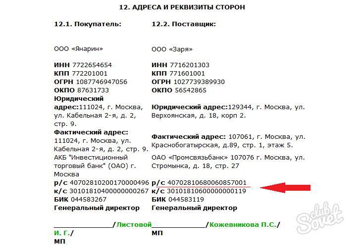 Как писать реквизиты ип в договоре образец