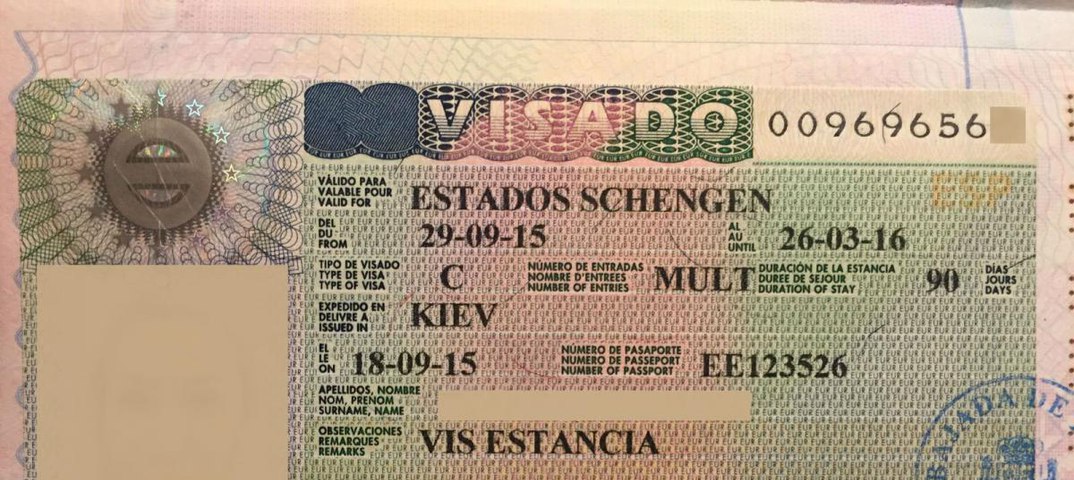Visa испания